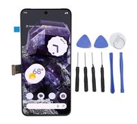 Gugxiom AMOLED for Pixel 8 5G, Screen Replacement for Pixel 8 5G GKWS6 G9BQD, LCD Display Digitizer 3D Touch Screen Replacement Assembly Black with Fingerprint, 6.2 Inch