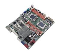 Gugxiom ATX Gaming Motherboard Dual LGA1366 X58 Server Board with Dual IntelXeon Support, Computer Motherboard with DDR3 24GB RAID SATAII LAN VGA for Workstation Use