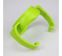 Gugxiom Baby Bottle Handle, Soft and Flexible Glass Baby Bottle Handle with Wide Neck for Easy Gripping and Feeding, Suitable for Babies and Toddlers, PP Material (Green)