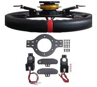 Gugxiom Carbon Fiber Aluminum Alloy Paddles RC Game Simulation Steering Wheel, Magnetic Paddle Module, Compatible with 923 for T300 T500