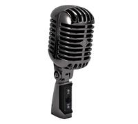 Gugxiom Classic Retro Dynamic Vocal Microphone - Old Vintage Style Unidirectional Cardioid Mic with XLR Cable - Universal Stand Compatible - Live Performance, In-Studio Recording