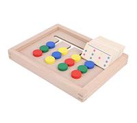 Gugxiom Double-sided Wooden Puzzle Toy with Matching Shape for Training Hand-eye Coordination At School or At Home (#1)