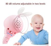 Gugxiom Educational Luminous Musical Rattle Toy for Babies with Colorful Figures for Exploring Textures and Sounds, Music with Multiple Modes, ABS Material, Pink or Blue, 21.5 X 5 X 6 Cm (Pink)