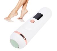 Gugxiom Electric Foot Callus Remover with Dander Vacuum, Rechargeable 2 Speeds Foot File, Professional Portable Pedicure Tool for Care of Dead Skin,Chapped,Callus,Cracks (White)