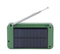 Gugxiom Emergency Radio, Solar Powered DAB Radio with 3W Stereo Bluetooth Speaker Emergency Weather Radio with USB and Card Playback for Outdoor and Indoor Use