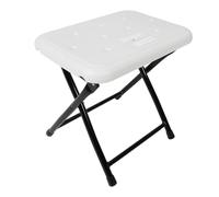 Gugxiom Folding Shower Chair Seat, Stainless Steel Small Shower Chair for Inside Shower, Portable Travel Shower Stool, Safety Anti Slip Bath Chair for Seniors, Disabled