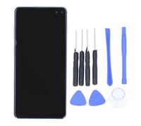 Gugxiom for S10+ Plus G975 G975F/DS G975U G975U G975W, AMOLED LCD Digitizer Screen Touch Assembly Display Replacement Part for S10+, 6.4 Inch, No Fingerprint, Tested Before