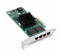 Gugxiom Gigabit NIC High Speed 1GbE Data Transfer, Pcie Gigabit Network Card 4 RJ45 Ports Multi Device Expansion, Pcie Ethernet Card for Servers Desktops Industrial Systems
