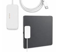 Gugxiom Magnetic Wireless Charger for IOS Pro 12.9inch 27W Snap On Power Solution, 18W Fast Charging Smart Connector Charger Slim Aluminum Design for 12.9 Inch Pro and 13 Inch Air Tablets (1m)