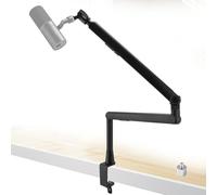 Gugxiom Microphone Boom Arm,Low Profile Mic Arm with Concealed Cable Storage,Microphone Arm for 1/4 to 5/8 inch Thread Sizes. (taller version)