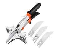 Gugxiom Multi Angle Miter Shear Cutter,22.5 to 45 Degree Cutting Tool with Safety Catch,Mitre Shears for Cutting Wood Moulding,PVC,Plastic and Molding Trim
