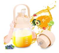 Gugxiom Portable Blender 1.1L, USB Rechargeable Smoothie Maker with Type-C, BPA Free Personal Blender for Shakes, Juicer Cup for Travel, Gym & Office, 1100ML Large Capacity