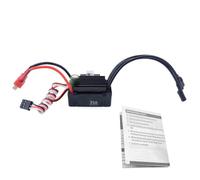 Gugxiom Rainproof Brushless ESC 35A 120A Burst, Fanless Electronic Speed Controller for 1/16 1/14 RC Cars, Sensorless Motor Compatible, Linear Throttle for On-Road and Off-Road