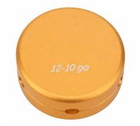 Gugxiom Reusable Aluminum Alloy AWG Butt Connector, Dual Cavity Hanger 12-10AWG Ring Connector Mould Weatherproof Terminal for Electrical Automotive Marine Sealant Projects