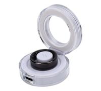 Gugxiom Smart Ring Health Tracker, Touch Screen Fitness Tracker Smart Ring with Bluetooth Video Control and 50M Design for Exercise and Daily Use (12#)