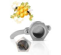Gugxiom Stainless Steel Honey Tap, Bee Honey Bucket Tap, Gate Valve Beekeeping Tool Extractor, Stainless Steel Honey Gate Valve Honey Tap, for Professional or Non Professional Beekeepers