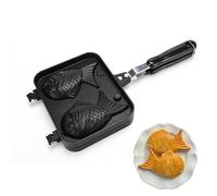 Gugxiom Taiyaki Fish Shape Cake Pan, Double Sided Non Stick Waffle Cake Maker Pan, Fish Shaped Pancake, waffle maker shapes for Home DIY Cooking Party Dessert