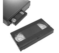 Gugxiom VCR Head Cleaner, VHS Head Cleaner for VHS VCR Players, Dry Technology, No Fluid Required, Reusable Up to 50 Times, Easy to Use