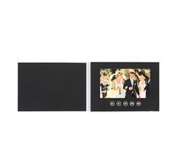 Gugxiom Video Greeting Card with Built-in Color Screen, DIY Electronic Brochure for Wedding, Anniversaries, and More (7inch)