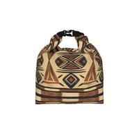 GUHAOT African Elements Insulated Roll Top Lunch Bag, Leakproof Thermal Lunch Tote with PEVA Lining, Reusable Cooler Bag for Work Office Picnic Adults