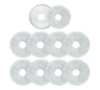 GUHKPFIX 10/4pcs Mop Pads Cloths. Compatible For Xiaomi Robot Vacuum X10 Plus Robot Vacuum Cleaner Access Household Supplies Cleaning Tool Spare Part.(Set 10pcs)