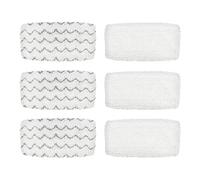 GUHKPFIX 6 Pack Steam Mop Pad. Compatible For Bissell Powerfresh Vac & Steam 2747A, 1132 1543 1632 1652 Symphony Vacuum And Steam Mop Series Parts.