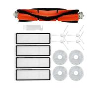 GUHKPFIX Compatible For Xiaomi S10+ / S10 Plus Robot Vacuum Replacement Spare Parts Main Side Brush Filter Mop Rag Cloth