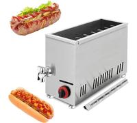 GUHPZA Commercial Cheese Hot Dog Fryer Machine with Precise Thermostat, Ideal for Snack Bars, Restaurants, and Home Kitchens