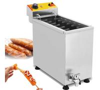 GUHPZA Commercial Electric Fryer, 12L/25L Cheese Hot Dog Fryer, Kitchen Hot Dog Fryer, Suitable for Kitchens and Restaurants,25l
