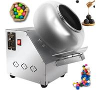 GUHPZA Commercial Sugar Coating Machine,Chocolate Coating Polishing Machine Automatic Tablet Coating Machine,Coater Sugar Ball Coating Drying Machine,9 Adjustable Speeds