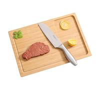 GUHPZA Double Sided Cutting Board for Kitchen Rectangular Ideal for Meat Vegetables & Cheese Medium Size Durable & Easy to Clean Perfect for Food Prep,Small