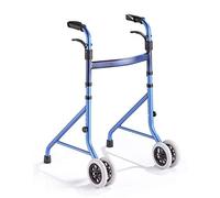 GUHPZA Folding Rollator for Seniors Rollator Folding Rollator Aid Adjustable Height Walking Stick with Wheel for Elderly Adult Seniors Disabled,Blue