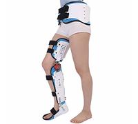GUHPZA Hip Ankle and Foot Orthosis Hinged Knee Brace ROM Knee Immobilizer Brace Post Op Orthopedic Patella Knee Brace ACL MCL PCL Injury Knee Immobilizer,Right