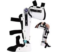 GUHPZA Hip Knee Ankle Foot Orthosis Braces, Hinged Knee Foot Support Brace, Support Stabilizer Fixed and Safe Material Postoperative Rehabilitation, Adjustable Leg Stabilizer, K,Right Leg-One Size