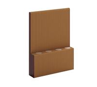 GUHPZA Room Dividers Panels,Panel Screens Indoor Screen Partition With Storage Shelves,Folding Room Divider,Office Partition Paper Panel Privacy Screen,Sturdy,Brown,20,Brown-600~700x35x200cm