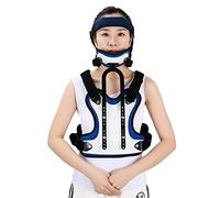 GUHPZA Thoracolumbar Head Neck And Chest Fixed Brace, Lumbar Back Spine Orthosis Adjustable Cervical Thoracic Orthosis For Compression Fractures And Osteoporosis