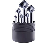 Guhring 6 Piece Spyro Tec HSCO TiALN Coated Chatter Free Countersink Set