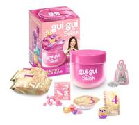 Gui Gui by Salish DIY Beauty Slime Kit - Pink Gloss Slime Making Set with Charms, Foam Balls & Glitter - Soft Stretchy Slime Toy, Creative Craft Kit Gift for Kids Girls & Boys