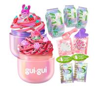 GUI GUI Fruity Glow Slime Kit, Cloud & Butter Scented Slimes