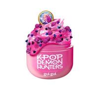 Gui Gui K Pop Demon Hunters - Pink - Clear Transparent - Mystery Scented DIY Slime with Collectible Figure & Charms, Stretchy Sensory Toy, Beautify Your Slime, Ages 6+