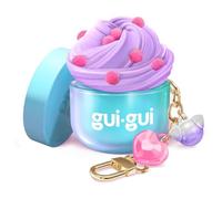 Gui Gui Mini Butter Slime Keyring for Kids 6+ | DIY Slime Making Kit with Charms & Accessories | Soft Stretchy Butter Slime Toy for Creative Play