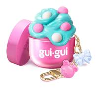 Gui Gui Mini Gloss Slime Keyring for Kids 6+ | DIY Slime Making Kit with Charms & Accessories | Soft Stretchy Glossy Slime Toy for Creative Play