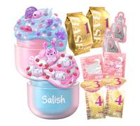 GUI GUI Slime Kit by Salish | Clear & Gloss Bundle Pack | 5-Step Beauty Set