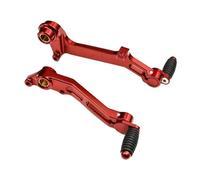 GUICFRF Gear Shift Linkage CNC Aluminum Foot Pedal Gear Shift & Rear Brake Lever for Multistrada 1200 / 1200S 2010-2017 / for Multistrada 950 2017-2018(Gear Brake Set RED)