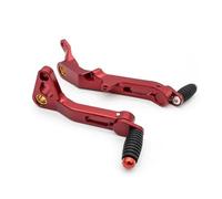 GUICFRF Gear Shift Linkage Motorcycle Rear Brake Gear Shift Shifting Lever Pedal for Monster 821 1200 1200R 1200S 2014 2015 2016 2017 2018 2019 2020(RED)