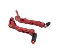 GUICFRF Gear Shift Linkage Motorcycle Rear Brake Gear Shift Shifting Lever Pedal for Monster 821 1200 1200R 1200S 2014 2015 2016 2017 2018 2019 2020(RED)