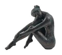 Guichifun Yoga Dancer Statue Home Decoration - Resin Bronze Sculpture Modern Creative Home Garden Statue Handicrafts Art Ware Home Décor Office Room or Outdoor Garden Gifts 16.3 x 7.15 x 13.9 Inch