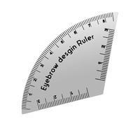 Guida Sopracciglia Strumento Trucco Donna Stencil Sopracciglia Righello Portatile Precise In PVC 8.2 x 4.3 cm, Leggero 2 g, Ideal For Make Up Quotidiano A Casa O In Viaggio