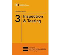 Guidance Note 3: Inspection & Testing (Electrical Regulations)