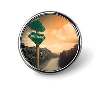 Guidance on The Road Round Aluminum Alloy Pin Badge Lapel Pin